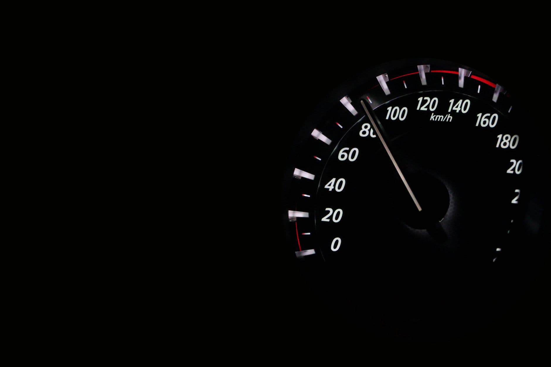 Speedometer illustrating a fast website performance test